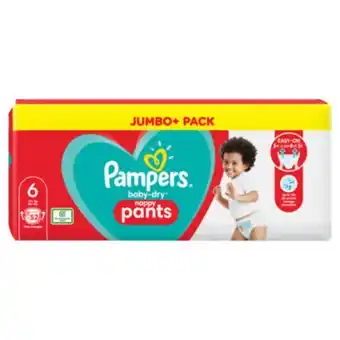 Asda Baby-dry size 6 nappy pants jumbo+ pack offer