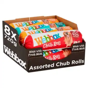 Asda 8 assorted chub rolls offer
