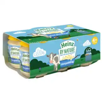 Asda By nature rice pudding 4+ months offer