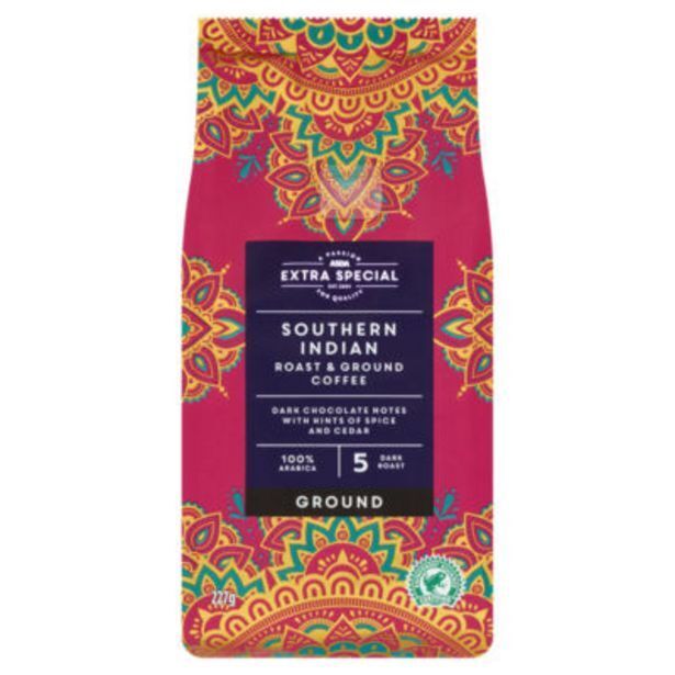 Southern indian roast & ground coffee offer at Asda