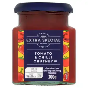 Asda Tomato and chilli chutney offer