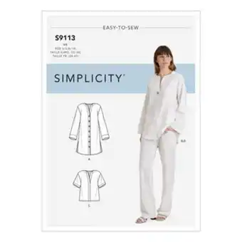 Hobbycraft Simplicity women’s tunic and trousers sewing pattern s9113 offer