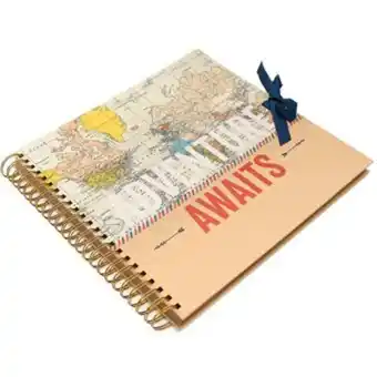 Spiral bound travelling scrapbook 12 x 12 inches