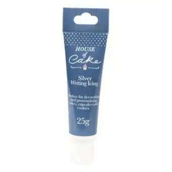 Hobbycraft House of cake silver writing icing 25g offer