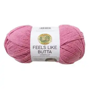 Hobbycraft Lion brand dusty pink feels like butta yarn 100g offer