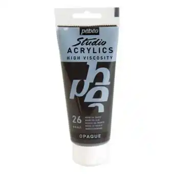 Hobbycraft Pebeo mars black studio acrylic paint 100ml offer