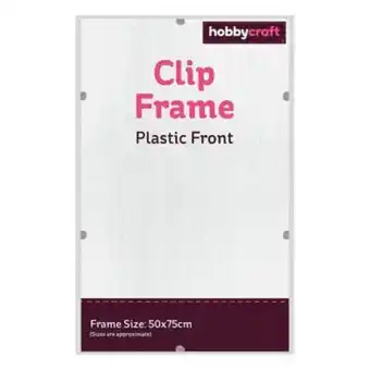 Plastic clip frame 50cm x 75cm