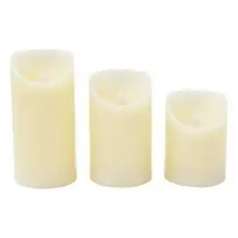 Hobbycraft Flickering led candles 3 pack offer