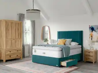 Bensons for Beds Staples revitalise eco latex pocket 3800 divan bed set offer