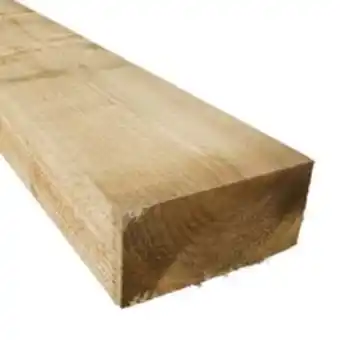 Jewson Treated incised uc4 fence post brown 100 x 100 x 2400mm offer