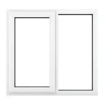 Jewson Pvc-u lh side hung window 1190 x 1190 mm white offer