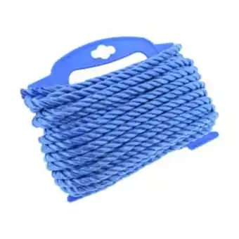 Jewson Novipro poly rope hank 8mm x 15m blue offer