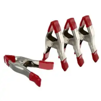 Jewson 2-in-1 spring clamp black pack of 4 offer