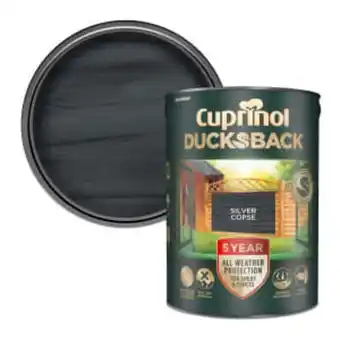 Jewson Cuprinol 5 year ducksback 5 litre silver copse offer