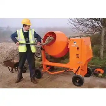Jewson Diesel concrete mixer 5/3½ cu. ft. offer