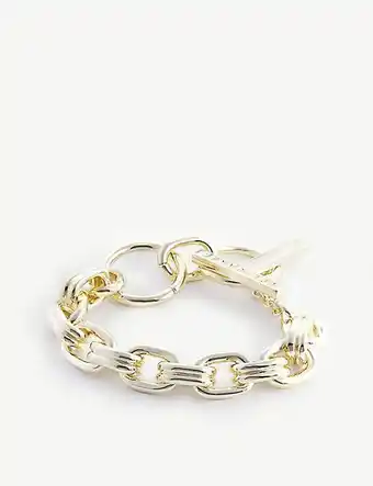 Selfridges Ted baker teesara chunky chain link bracelet offer