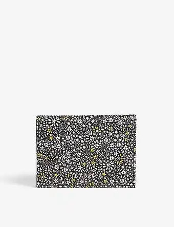 Selfridges Ted baker floral-print leather card holder offer