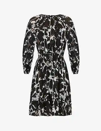 Selfridges The kooples floral-print chiffon mini dress offer