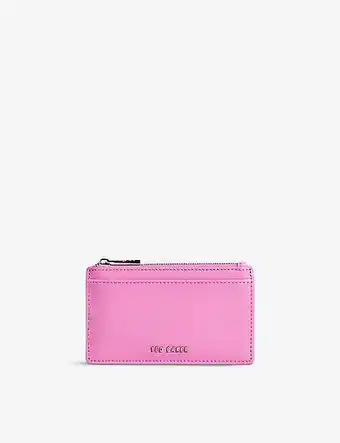 Selfridges Ted baker logo-embossed leather card holder offer