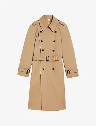 Selfridges Ted baker ogmore double-breasted cotton trench coat offer