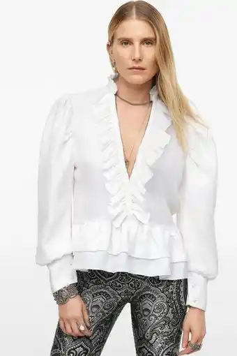 ZARA Ruffled blouse - limited edition offer