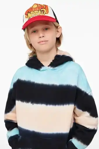 ZARA Striped tie-dye hoodie - limited edition offer