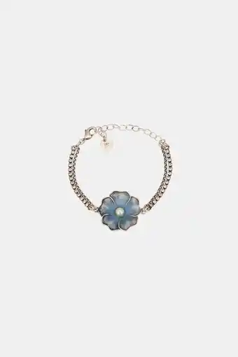 ZARA Silver-plated flower bracelet - limited edition offer