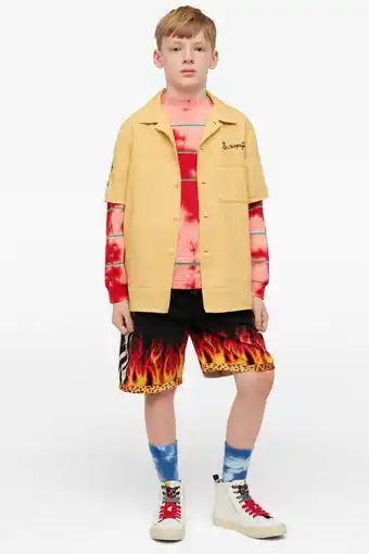 ZARA Flame print bermuda shorts - limited edition offer