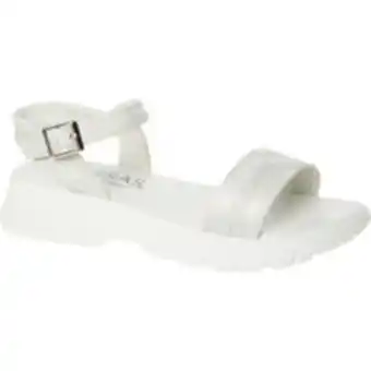 White canvas sandals
