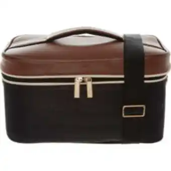 Brown & black tristan vanity case