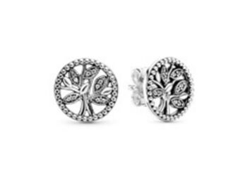 Pandora Sparkling family tree stud earrings offer
