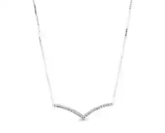 Pandora Sparkling wishbone necklace offer