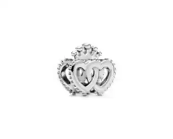 Pandora Crown & interwined hearts charm offer
