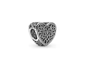 Pandora Filigree & beaded heart charm offer