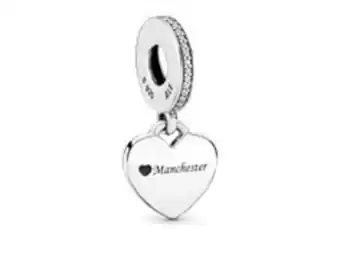 Pandora Manchester bee heart dangle charm offer