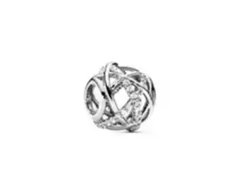 Pandora Sparkling lines openwork charm offer