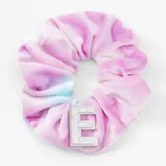 Claire's Medium initial ombre hair scrunchie - e offer