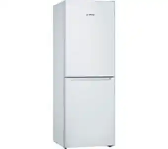 Currys PC World Bosch serie 2 kgn34nweag 50/50 fridge freezer - white offer