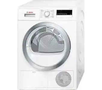 Currys PC World Bosch serie 4 wtn85280gb condenser tumble dryer - white offer