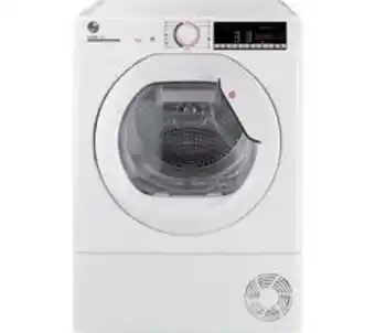 Currys PC World Hoover h-dry 300 hle h9a2dce nfc 9 kg heat pump tumble dryer - white offer