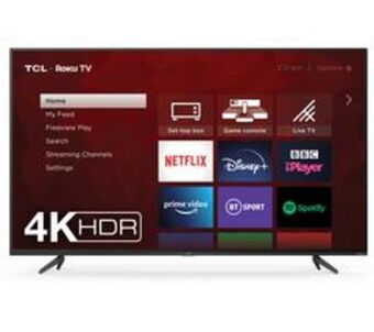 Currys PC World Tcl 50rp620k roku 50" smart 4k ultra hd hdr led tv offer