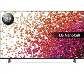 Currys PC World Lg 50nano756pr 50" smart 4k ultra hd hdr led tv with google assistant & amazon alexa offer