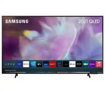 Currys PC World Samsung qe85q60aauxxu 85" smart 4k ultra hd hdr qled tv with bixby, alexa & google assistant offer