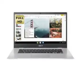 Currys PC World Asus cx15 15.6" chromebook - intel® celeron™, 64 gb emmc, silver offer