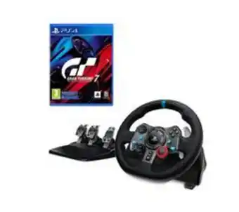 Currys PC World Sony gran turismo 7 & logitech driving force g29 racing wheel & pedals bundle offer