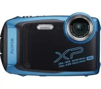 Currys PC World Fujifilm finepix xp140 tough compact camera - sky blue offer