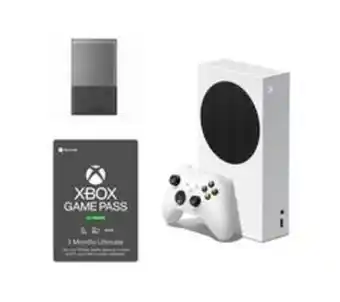 Currys PC World Microsoft xbox series s, seagate 512 gb hard drive & 3 months game pass ultimate bundle offer