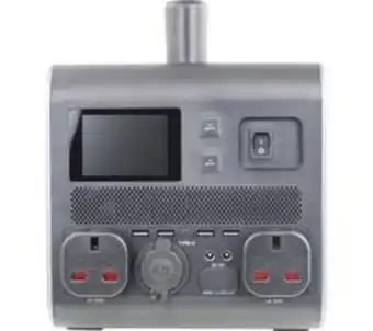 Currys PC World Hyundai hps-300 portable power station - silver & black offer