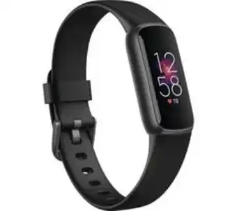 Currys PC World Fitbit luxe fitness tracker - black, universal offer