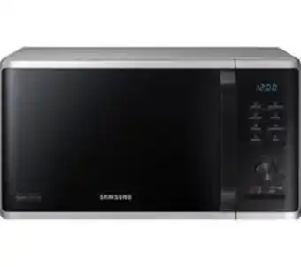 Currys PC World Samsung ms23k3515as/eu solo microwave - silver offer